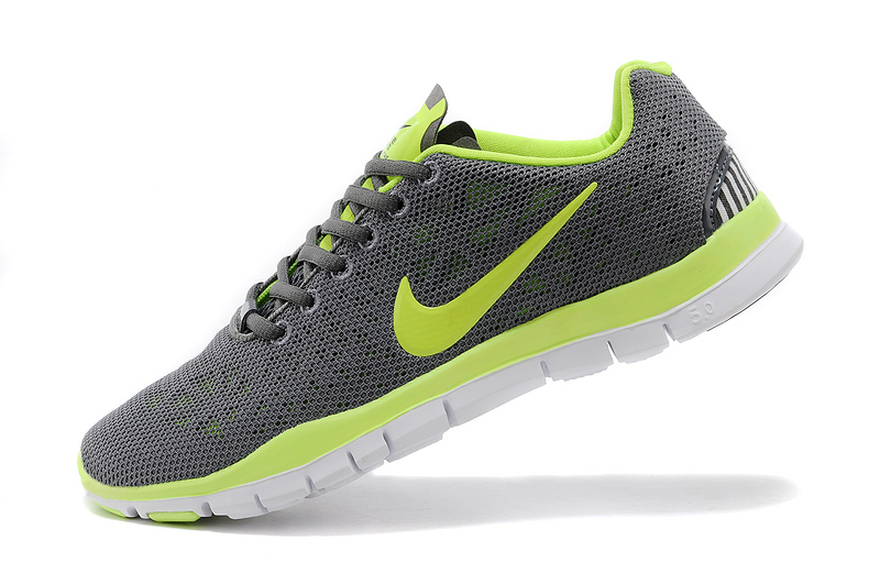 Nike Free TR Fit 3 respirer nike chaussures libres 5.0 trainning gris jaune (2)